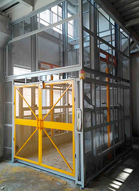 SJT導軌式液壓升降平臺